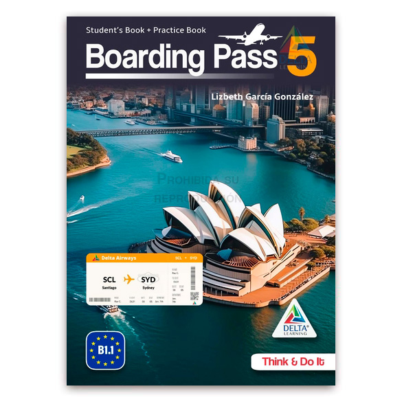 Inglés - Boarding pass 5 Internacional - 1era edición 2025